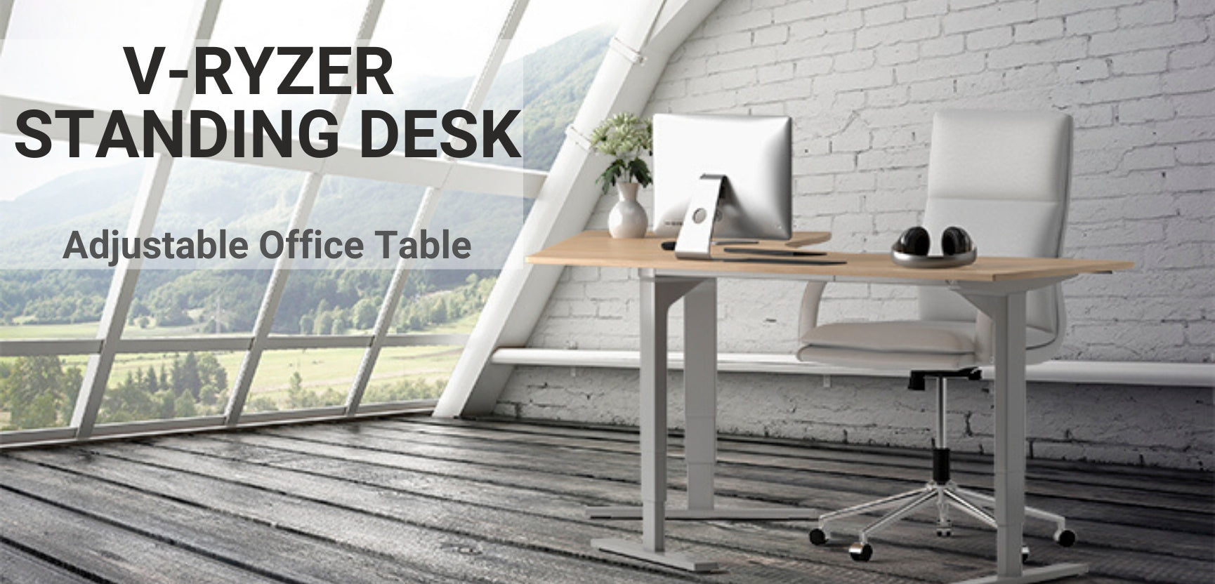 V shaped standing deals desk