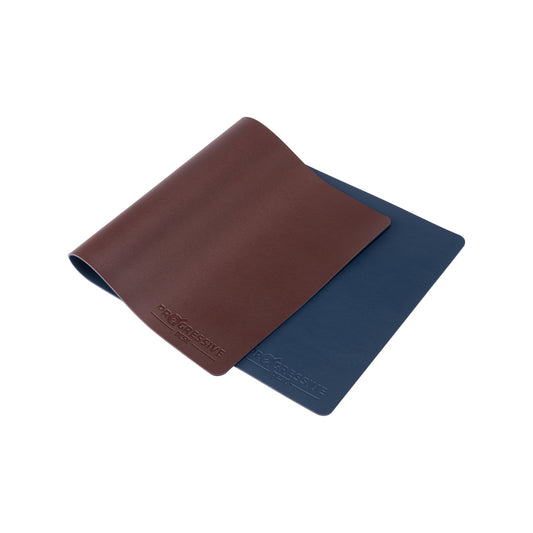 Two-Sided Vegan Leather Desk Mat